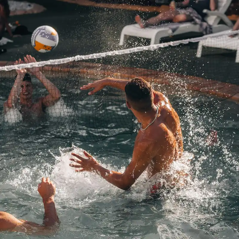 Pool Volleyball